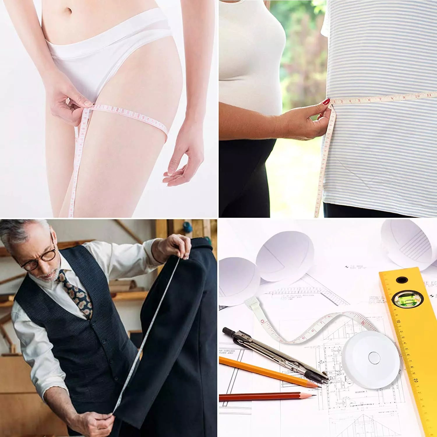 Mètre Ruban - TapeMini™ - Blanc & Rouge - Outils du Bricoleur