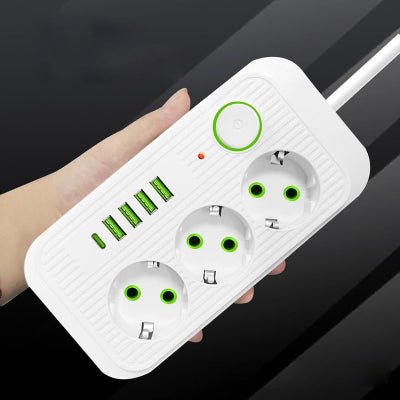 Multiprise USB - PowerFlex™ - F09 Blanc - Outils du Bricoleur