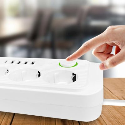 Multiprise USB - PowerFlex™ - F09 Blanc - Outils du Bricoleur