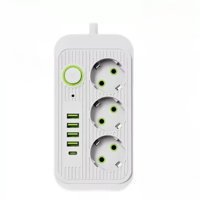 Multiprise USB - PowerFlex™ - F09 Blanc - Outils du Bricoleur
