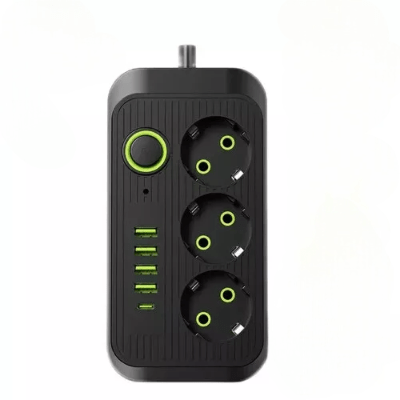 Multiprise USB - PowerFlex™ - F09 Noir - Outils du Bricoleur