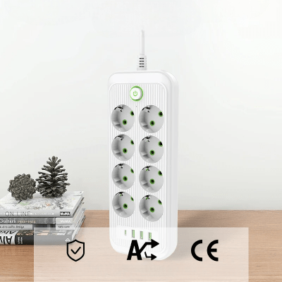 Multiprise USB - PowerFlex™ - F20U Blanc - Outils du Bricoleur