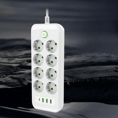 Multiprise USB - PowerFlex™ - F20U Blanc - Outils du Bricoleur