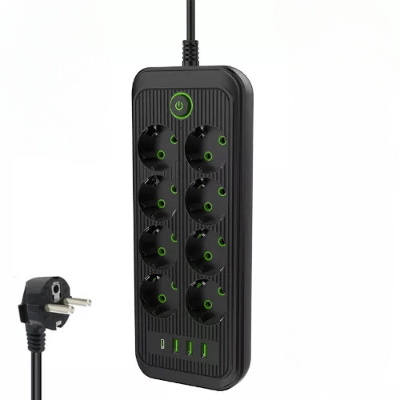 Multiprise USB - PowerFlex™ - F20U Noir - Outils du Bricoleur