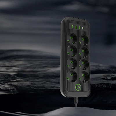 Multiprise USB - PowerFlex™ - F20U Noir - Outils du Bricoleur
