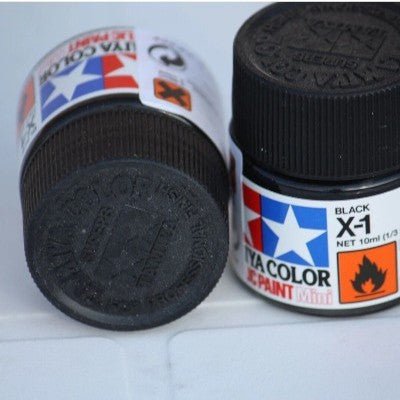 Peinture Acrylique - AquaGlossPaint™ - Noir - Outils du Bricoleur